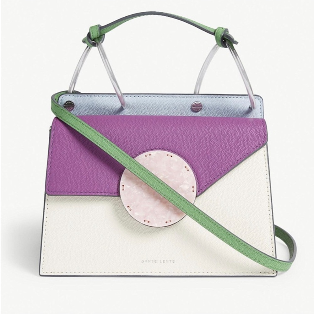 Danse Lente Women's Phoebe Bis Shoulder Bag - Cotton/Magenta